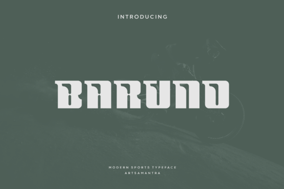 Baruno: The Bold Display Font for Handmade Product Labels and Signs