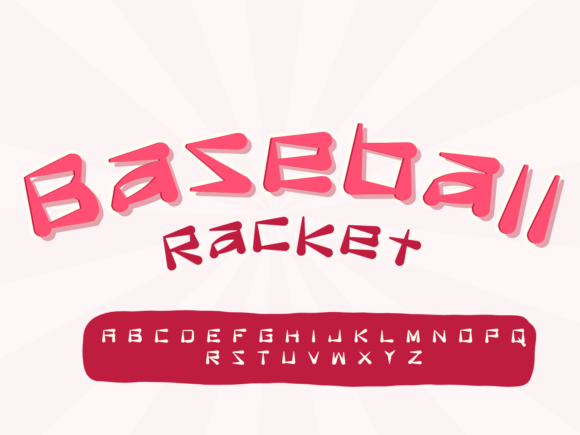 Baseball Racket: A Playful Display Font for Bold Brand Identity