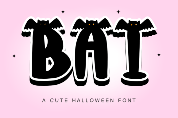 Bat: The Quirky Display Font for Spooky Campaigns