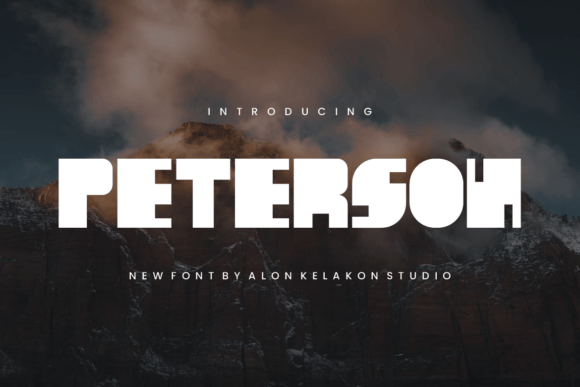 Bring Magic to Your Crafts with the Peterson Display Font