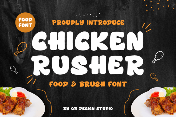 Chicken Rusher: The Joyful Display Font for Small Business Branding