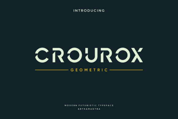 Crourox: The Futuristic Typeface That Elevates Modern Brand Identity