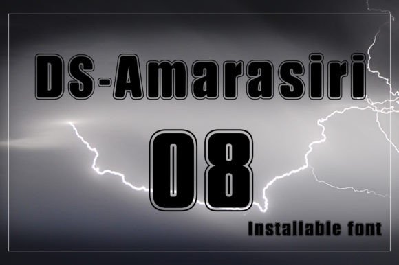 Ds Amarasiri: The Dynamic Typeface for Bold Brand Identity