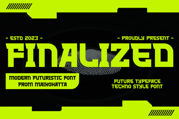 Finalized: The Futuristic Display Font for Modern Web Design