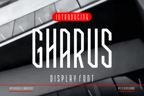Gharus: The Premium Display Typeface That Elevates Small Business Branding