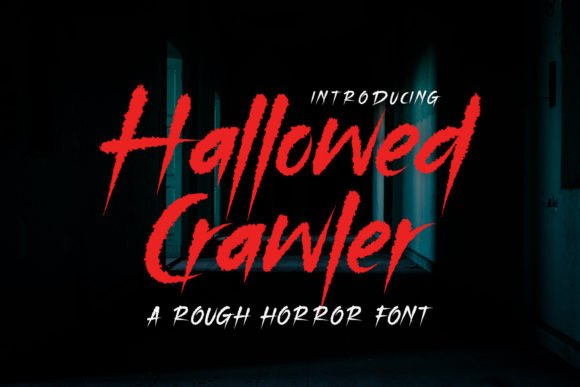 Hallowed Crawler: The Horror-Modern Typeface That Elevates Your Brand