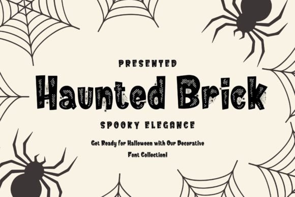 Haunted Brick: The Premium Display Typeface for Scroll-Stopping Halloween Campaigns