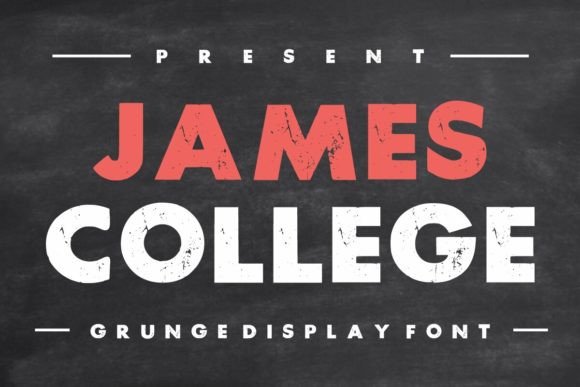 James College: The Bold Display Font That Elevates Campaign Visuals