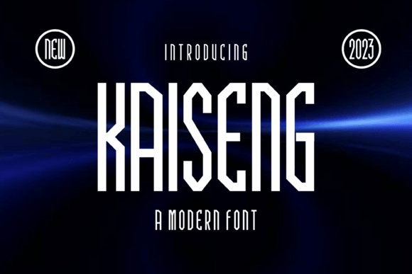 Kaiseng: The Premium Display Font for Modern Editorial Design