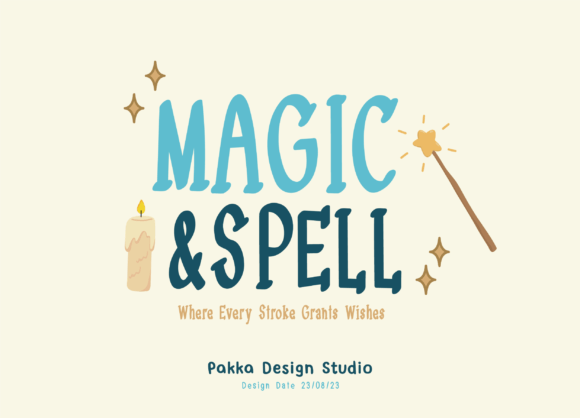 Magic and Spell: A Whimsical Display Typeface for Web Design