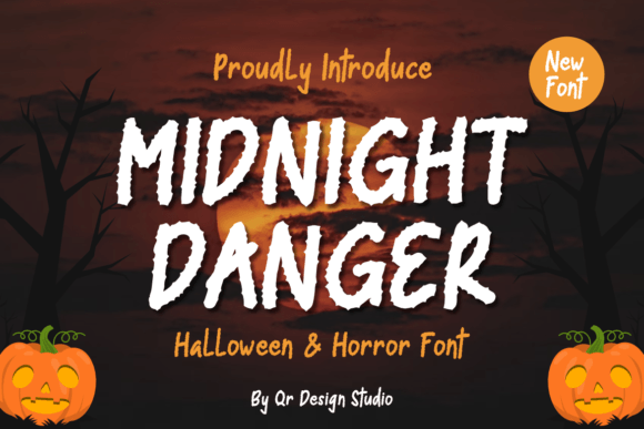 Midnight Danger: A Spooky Display Typeface for Digital Brands