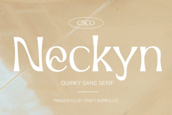 Neckyn: The Quirky Display Font for Scroll-Stopping Campaigns