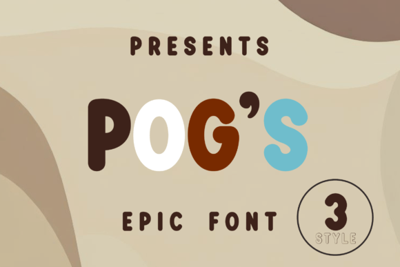 Pog s Family: A Unique Display Font for Bold Branding