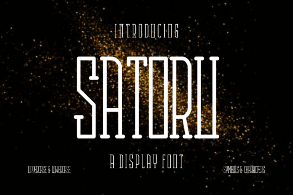 Satoru: The Friendly Display Typeface for Modern Editorial Design