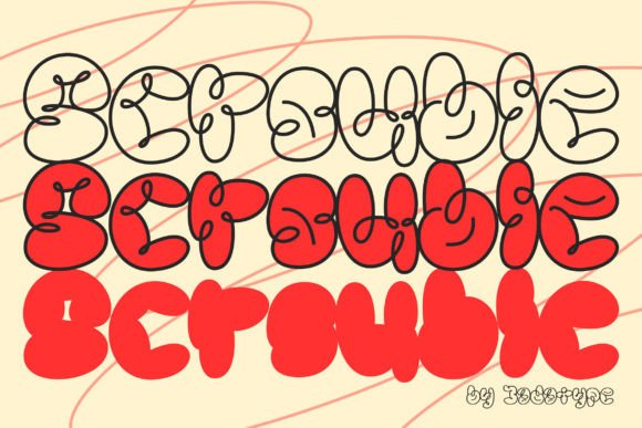 Scrouble: The Playful Display Font That Transforms Small Business Branding