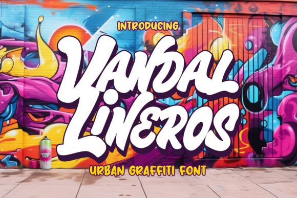 Vandal Lineros: The Ultimate Display Typeface for Urban Campaigns