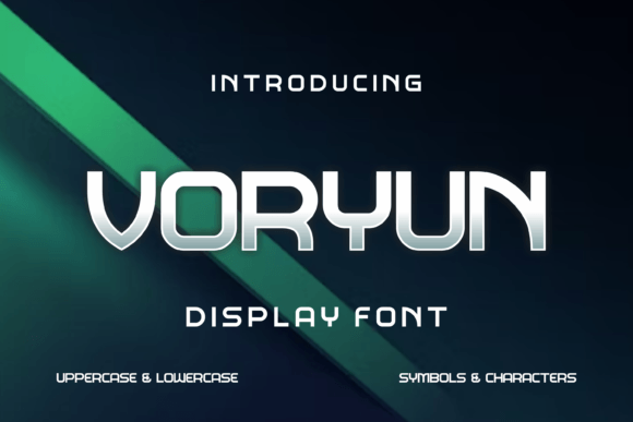 Voryun: The Premium Display Font for Handmade Product Labels