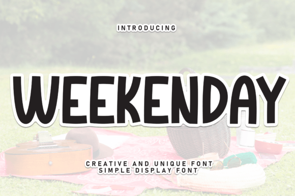 Weekenday: The Perfect Handwritten Display Font for Your Craft Business