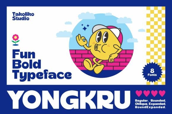 Yongkru: The Retro Display Font That Makes Campaigns Pop